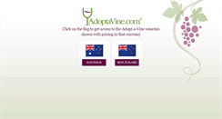 Desktop Screenshot of adoptavine.com.au
